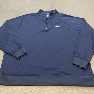 Footjoy Golf Performance Sweater Zip Mens‎ XL Kokopelli Golf Club Stretch Nylon